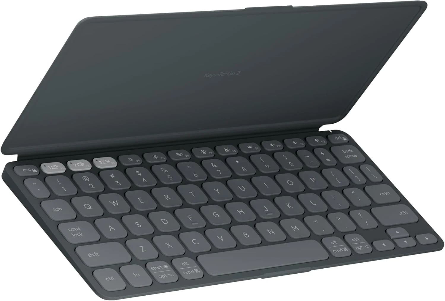 Logitech Keys-to-GO 2 Portable Bluetooth Tablet Keyboard with Built-in Cover (Graphite)
