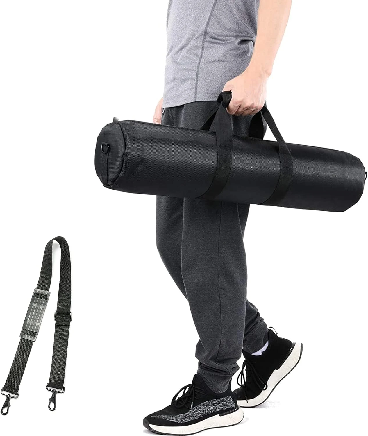 22in/55cm Tripod Carrying Case, Heavy Duty Nylon Bag with Shoulder Strap