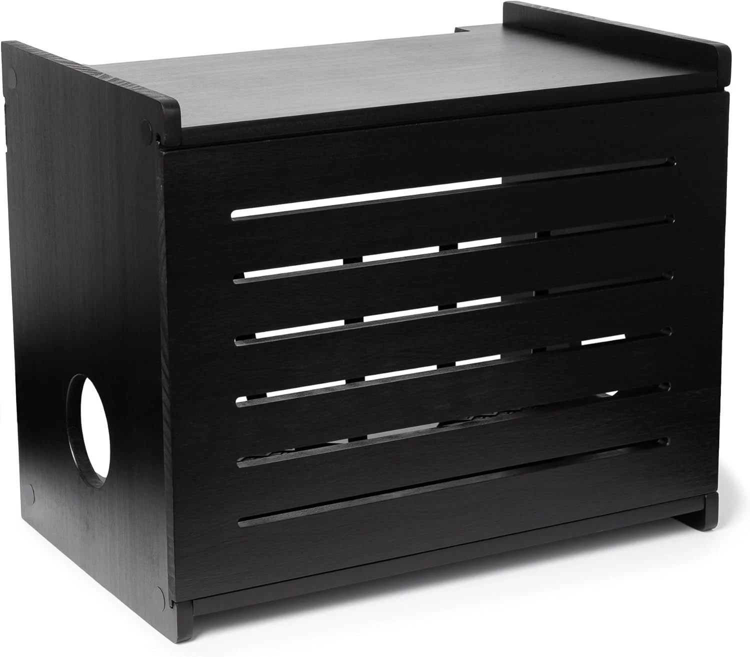 Wooden WiFi Router Storage Box (Deluxe, wall mountable, cable management)