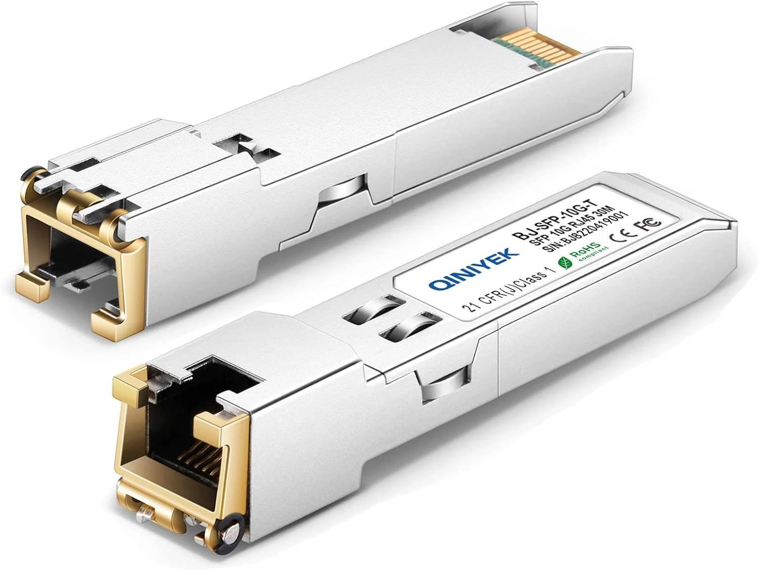1.25/2.5/5/10G-T SFP+ to RJ45 Transceiver, Copper Ethernet Module Compatible for review