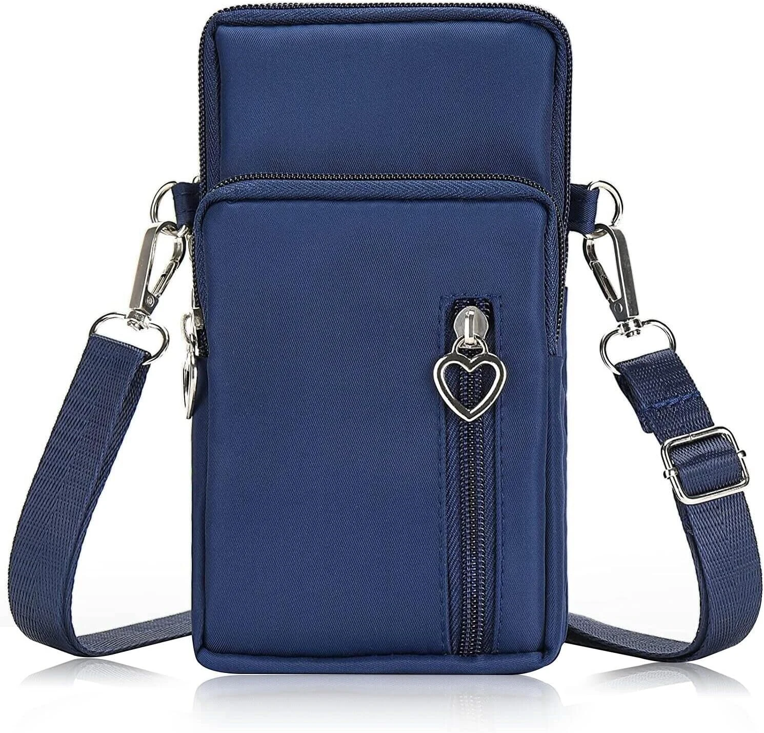 Golden Pearl Women Cell Phone Purse Wristband Sport Armband Wallet Travel Crossbody