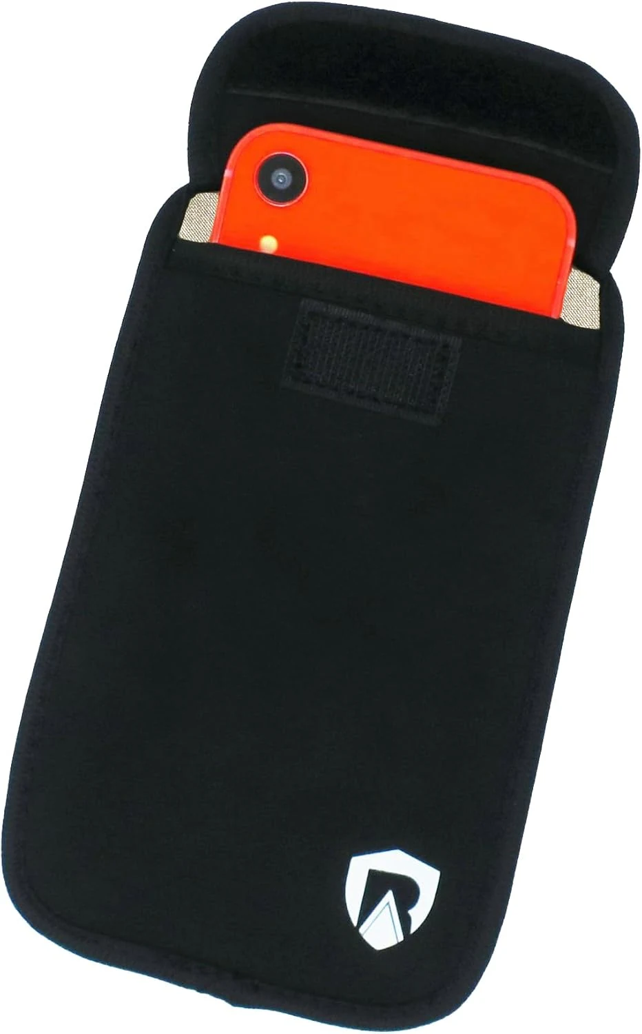 RadiArmor EMF Blocking Cell Phone Sleeve - EMF Blocking Pouch (Black, Large)