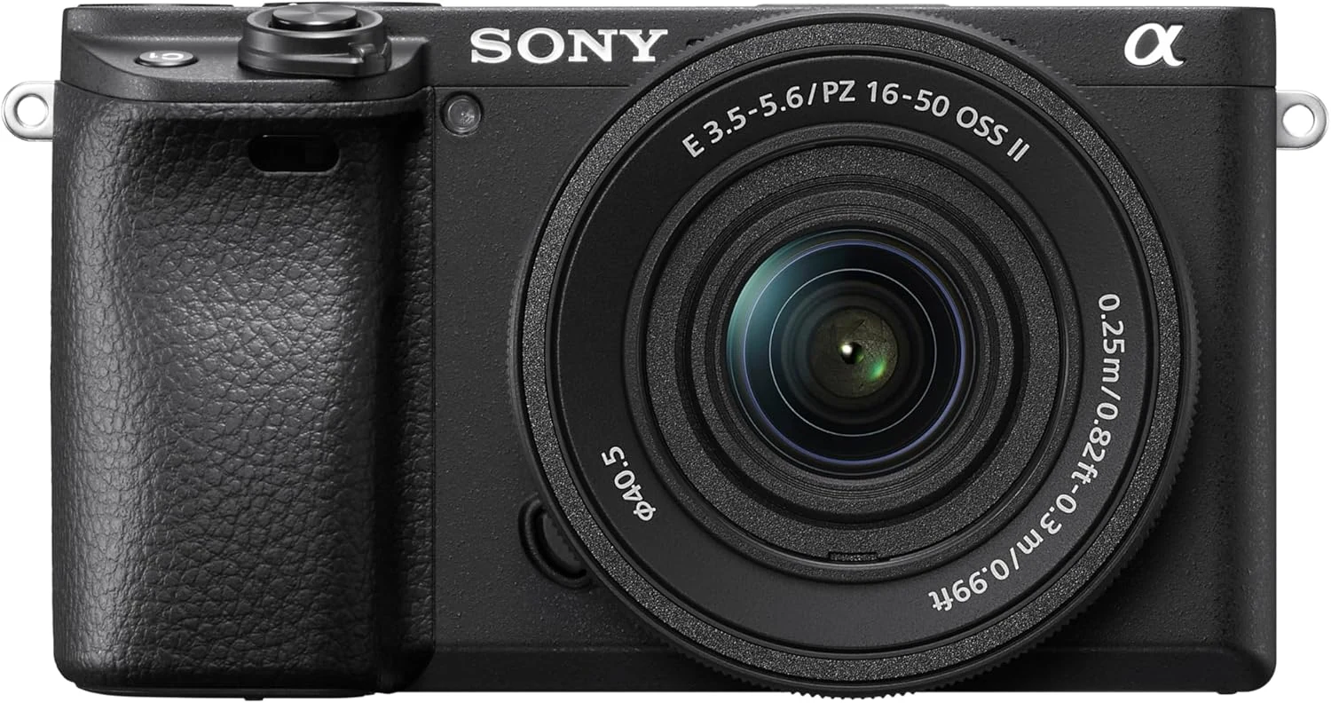 Sony Alpha a6400 Mirrorless Camera with E PZ 16-50mm f/3.5-5.6 Lens, Black