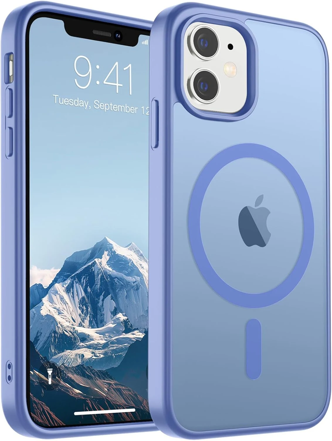 SUPFINE Magnetic for iPhone 11 Phone Case (Compatible with MagSafe) (Military Grade Drop Protection) Translucent Matte Shockproof Phone Cover