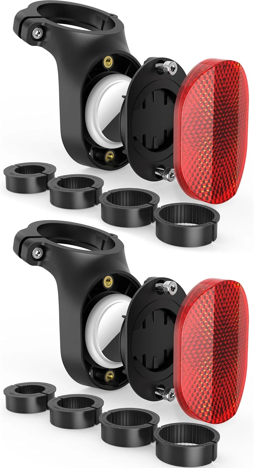 Airtag Bike Mount, Hidden Bicycle Seatpost Mount Compatible with Apple