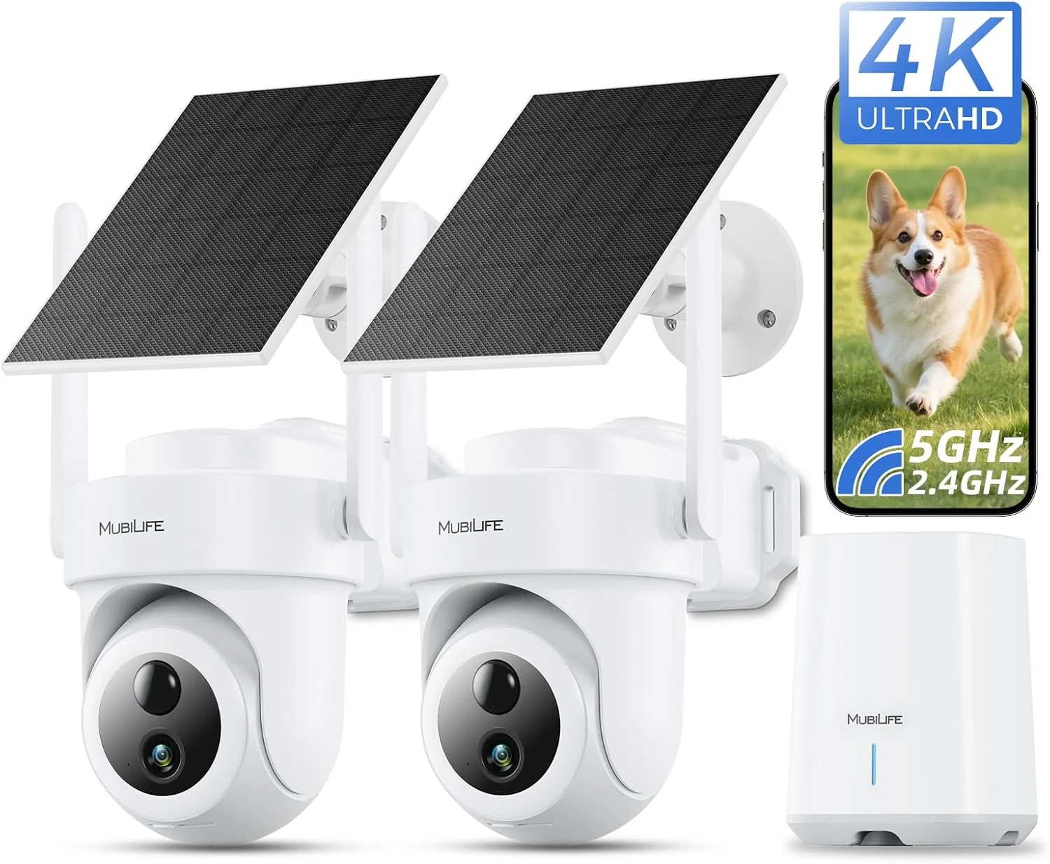 MUBILIFE 4K Security Cameras Wireless Outdoor, No Subscription, 8MP Solar review
