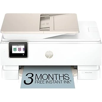 HP Envy Photo 7855 All in One Photo Printer with Wireless Printing, Instant Ink Ready, Works with Alexa (K7R96A)
