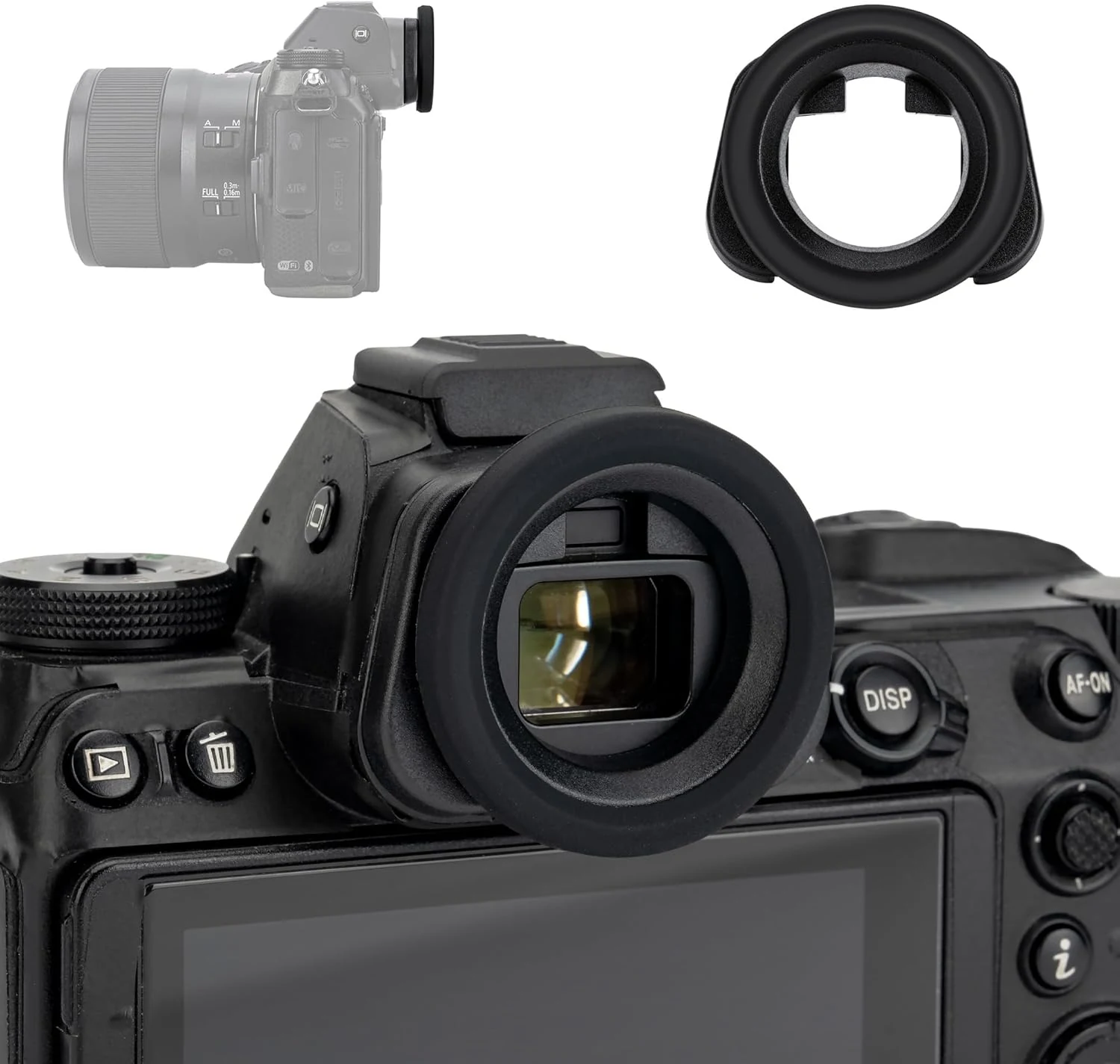 Round Z5II Z6III Z6II Z7II DK-29 Eyecup, Soft Silicon Eye review