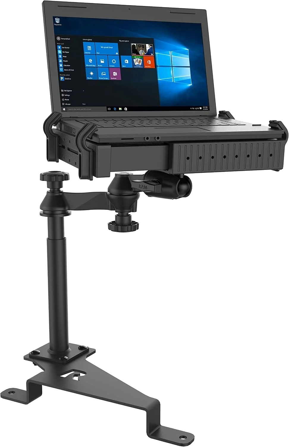 RAM MOUNTS No-Drill Laptop Mount for 2015–2026 Ford F-150 & 2017–2026 F-250–F-550 (RAM-VB-195-SW1)