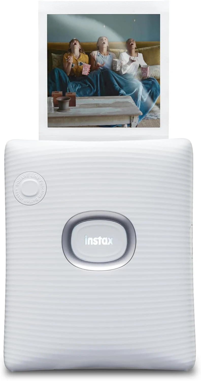 Fujifilm Instax Square Link Smartphone Printer- Ash White