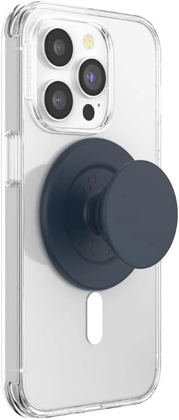 PopSockets Phone Grip for MagSafe, Magnetic Holder, Phone Stand - Soft Touch Navy