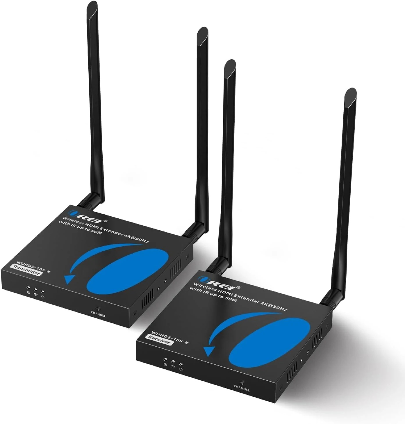 OREI 4K Wireless HDMI Transmitter and Receiver (WHUD3-165-K)