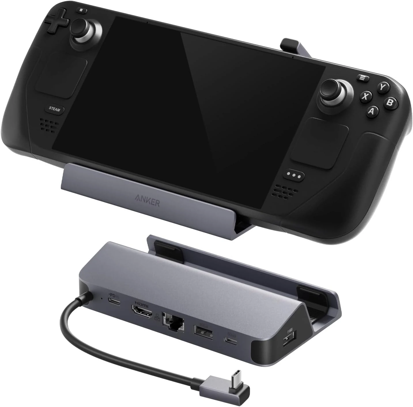 Anker Steam Deck Dock, Docking Station for Steam Deck (OLED)/ROG Ally/Legion Go