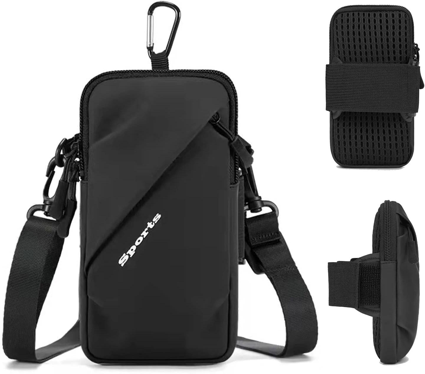 Phone Holder Arm Bands, Small Crossbody Shoulder Holsters Bag with Arm Band