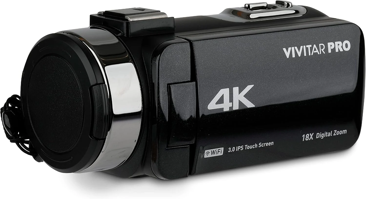 Vivitar 4K Video Camera, Wi-Fi Ultra HD Camcorder with 18x Digital Zoom