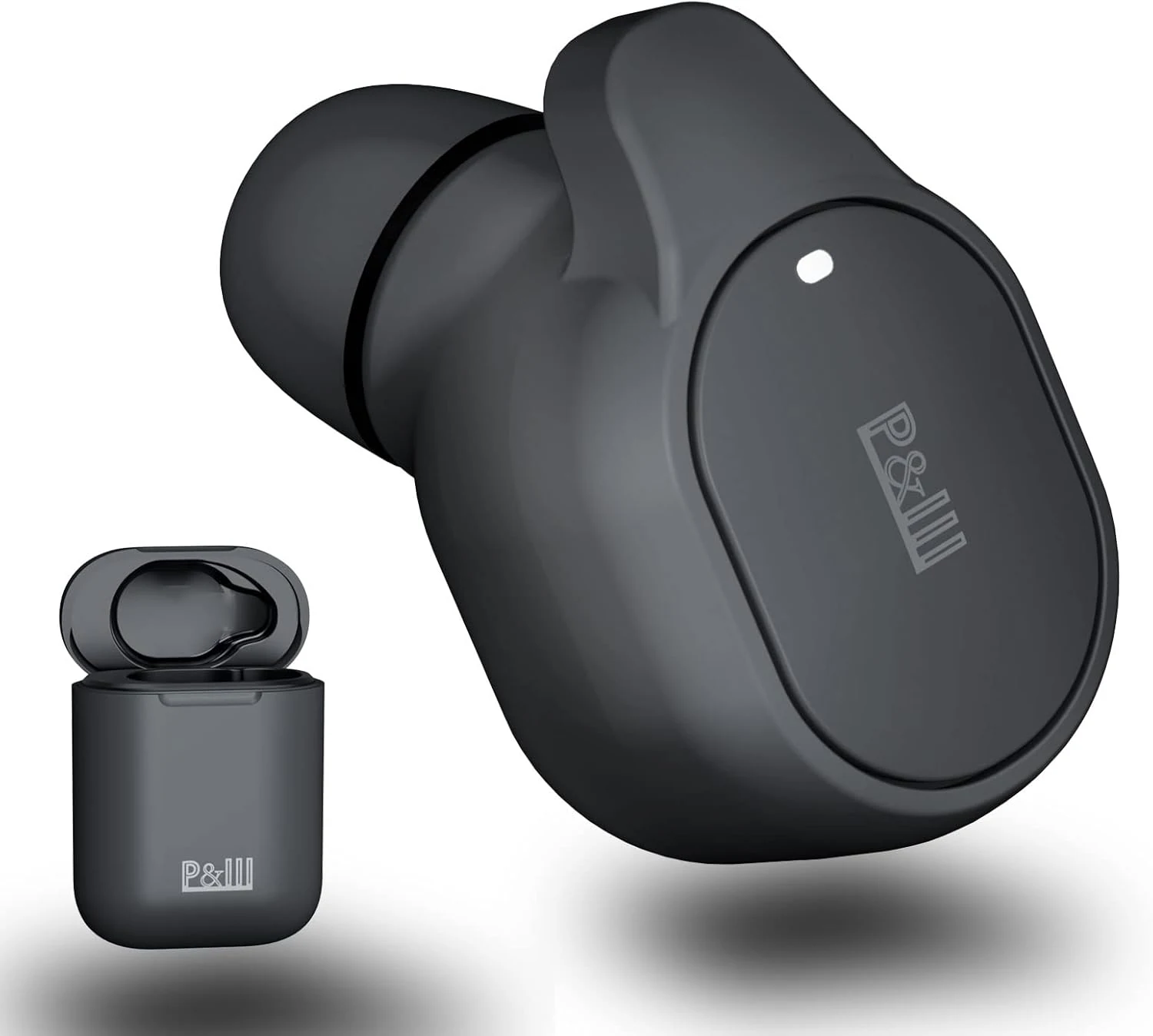 P&LLL Bluetooth Mini Single Earbud Wireless Invisible Pro Headset 8Hrs