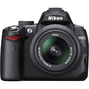 Nikon D5000 12.3 MP DX Digital SLR Camera with 18-55mm f/3.5-5.6G VR Lens and 2.7-inch Vari-angle LCD