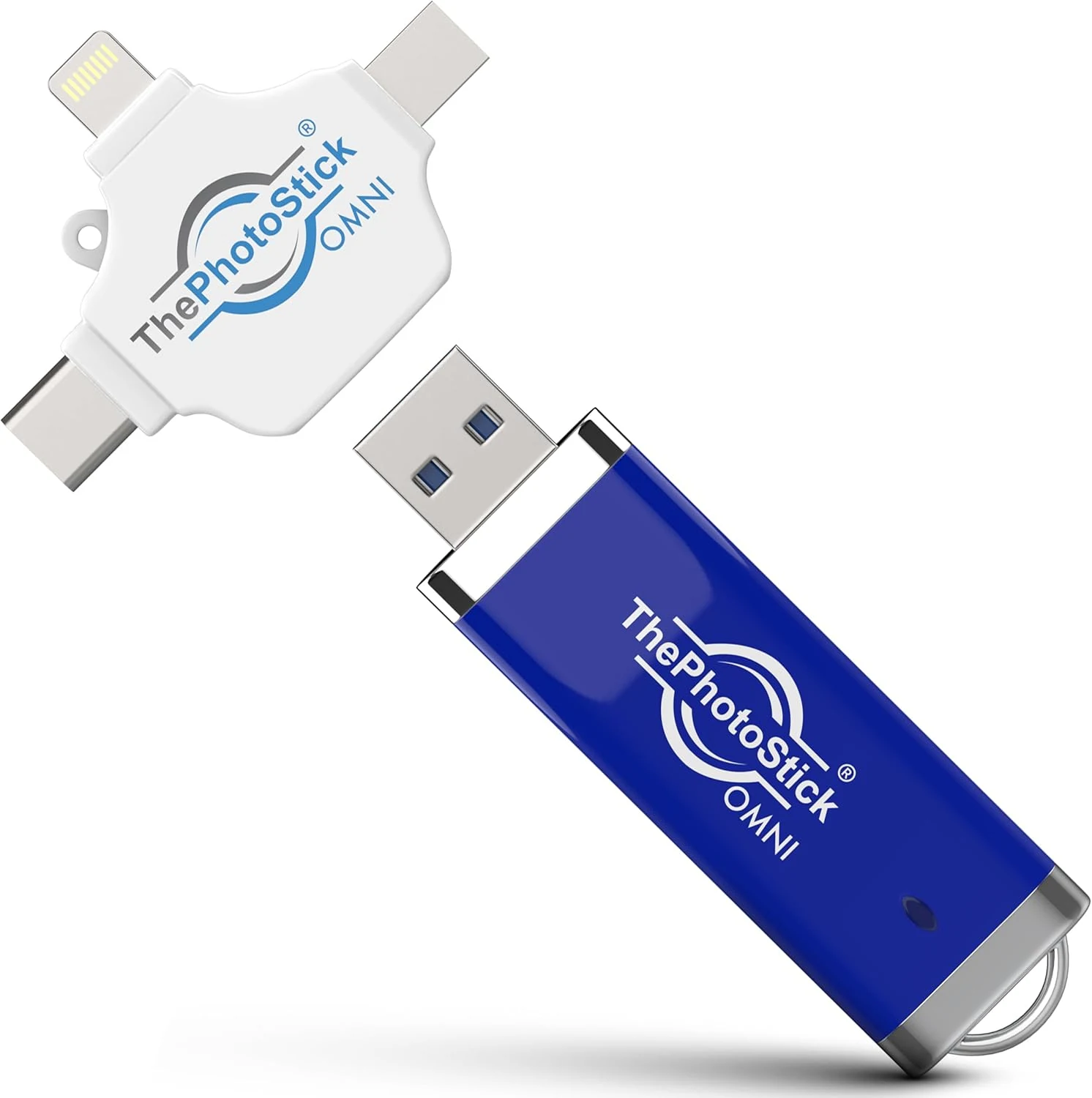 ThePhotoStick® Omni 256GB USB Flash Drive & Memory Stick – Automatic Photo & Video Backup for iPhone, Android, Mac & PC