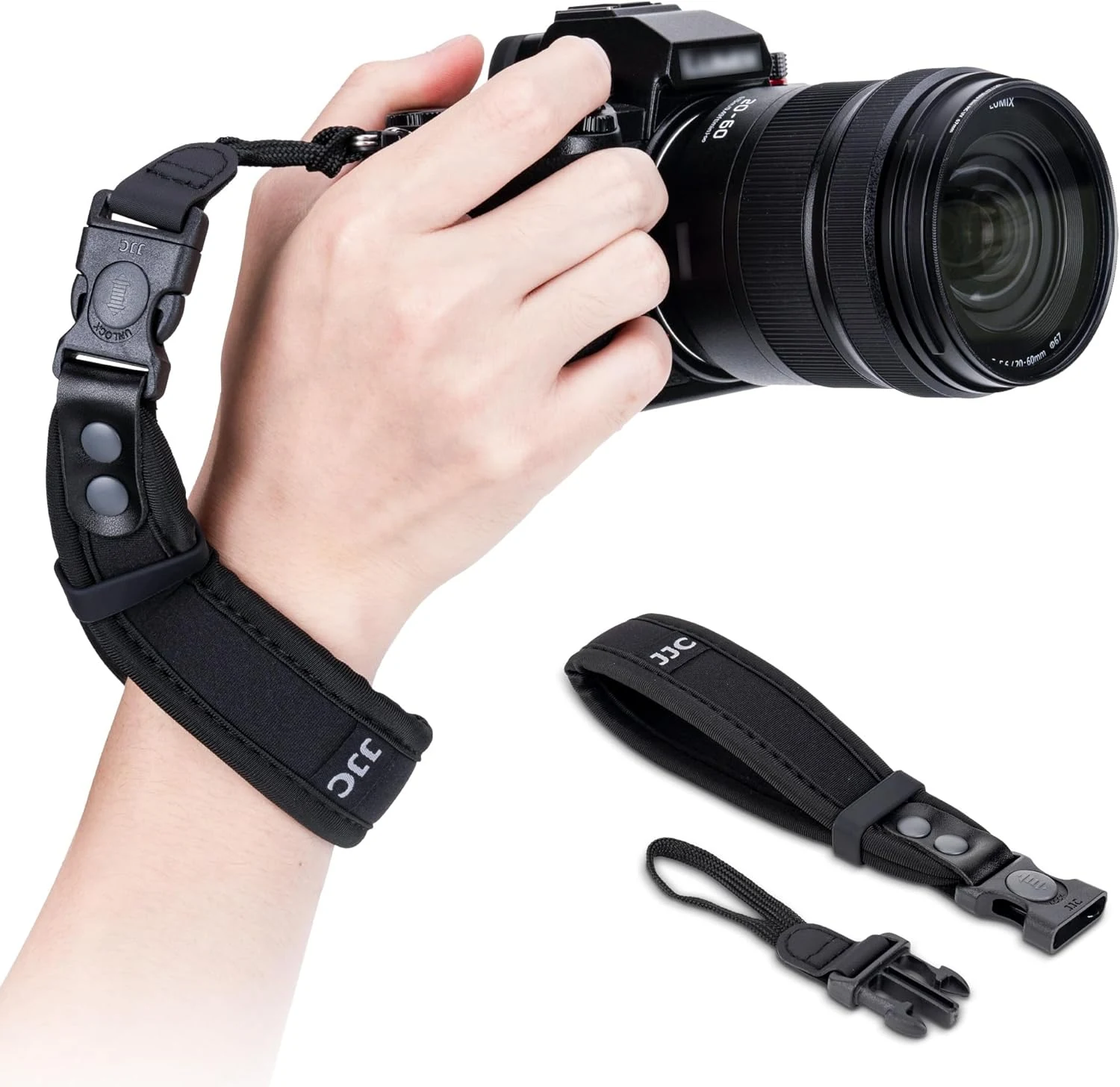 Kiorafoto upgraded quick release soft neoprene camera hand wrist grip strap