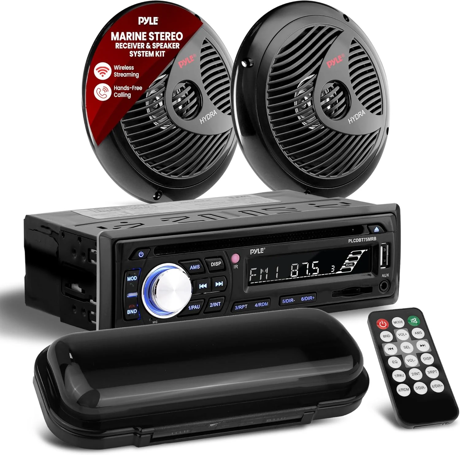 Pyle Marine Stereo Radio Receiver Speaker Kit
