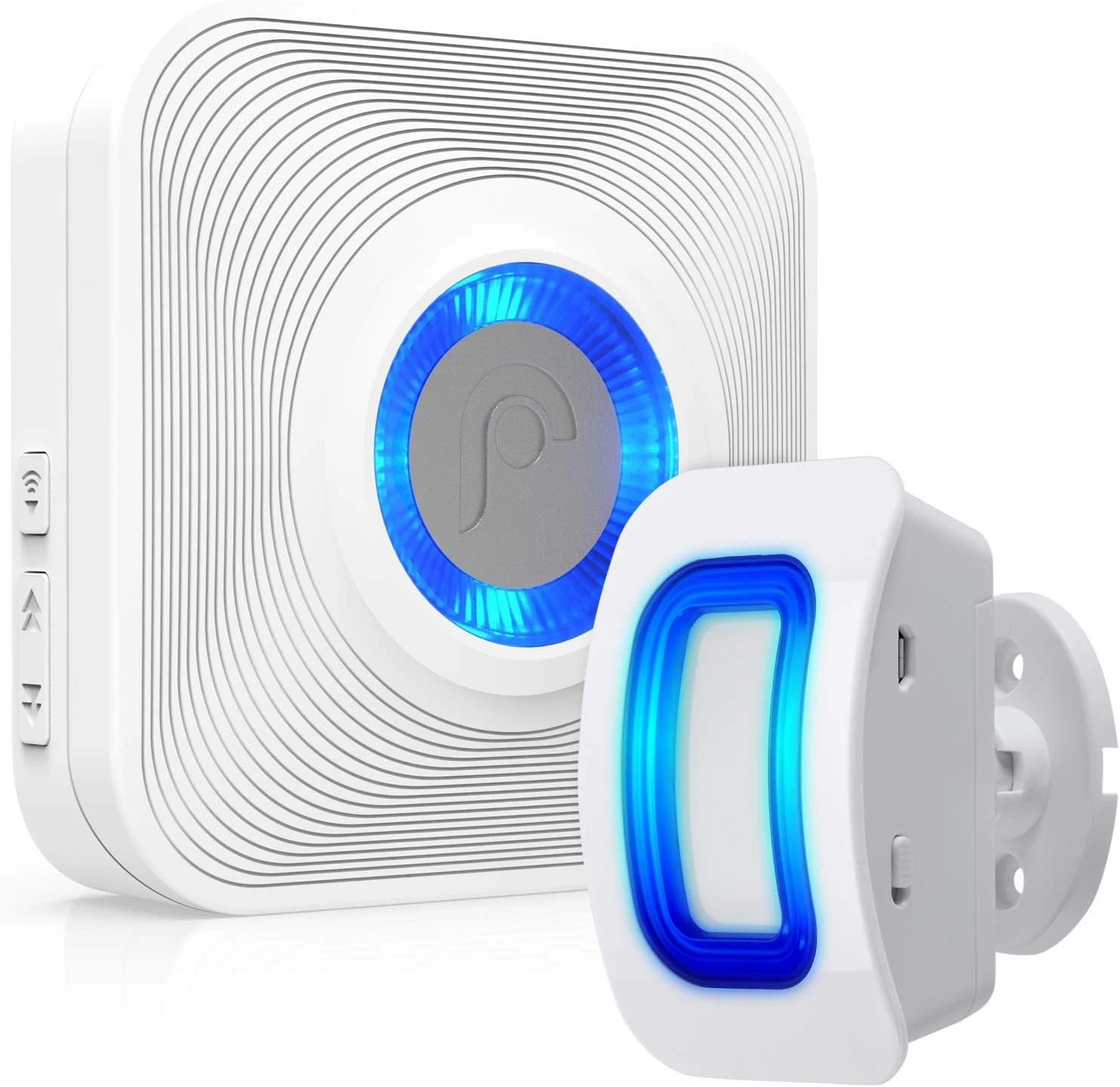 Fosmon WaveLink Door Chime Driveway Alarm Guard Wireless Motion Sensor (500 Feet, 58 Tunes, 5 Volume Levels, LED Indicators)