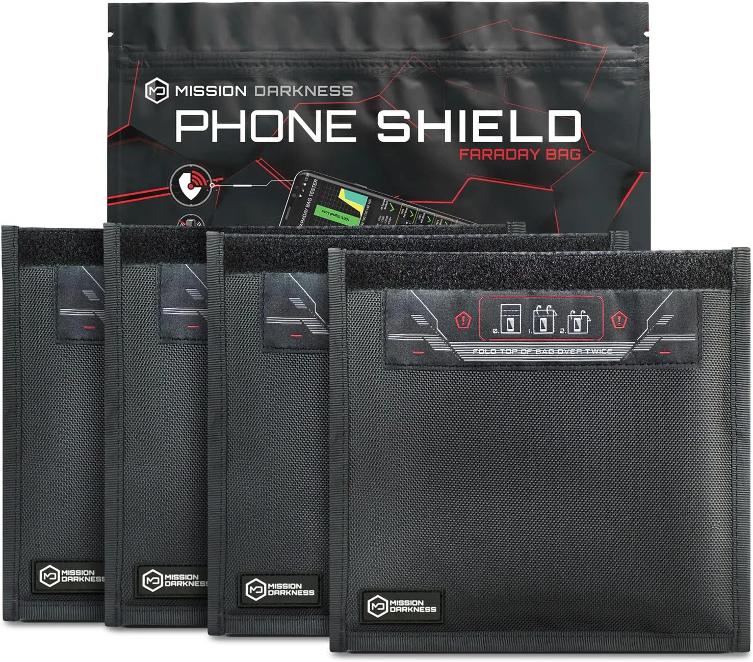 Mission Darkness Non-Window Faraday Bag for Phones (4-Pack) // Signal review