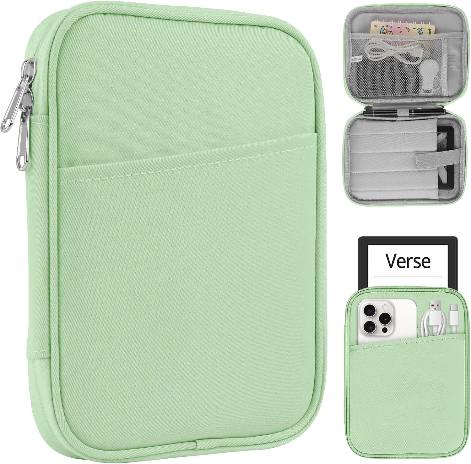 HoYiXi Universal Sleeve Bag for 6",6.8",7" Kindle Paperwhite/Colorsoft 2024-2012 Compatible