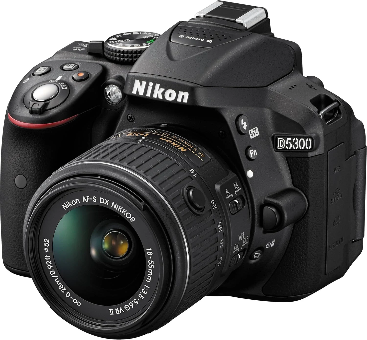 Nikon D5300 24.2 MP CMOS Digital SLR Camera with 18-55mm f/3.5-5.6G ED VR