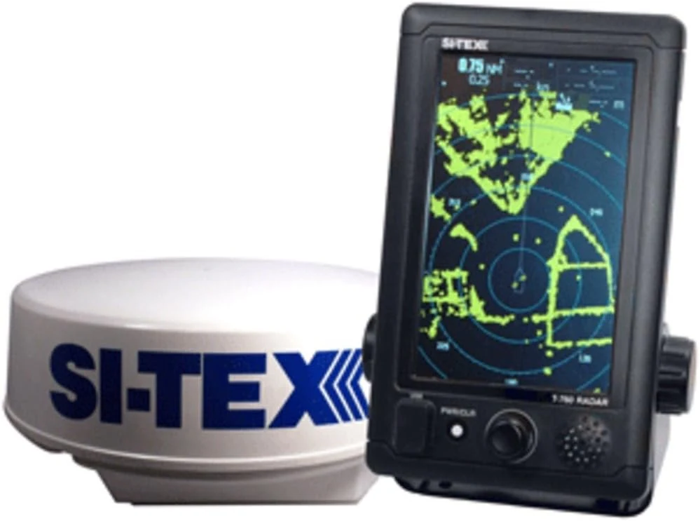 SI-TEX T-760 Compact Color Radar w/4kW 18 Dome (7" Touchscreen Marine Radar)