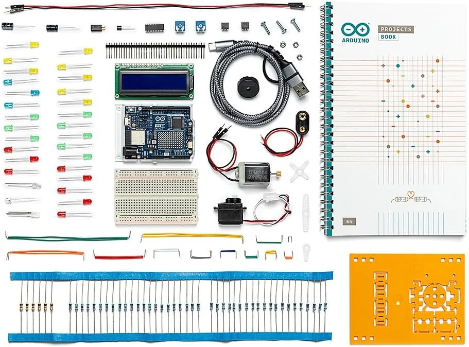 Arduino Starter Kit R4 [K000007_R4] – Learn Electronics and Coding with the UNO R4 WiFi Board