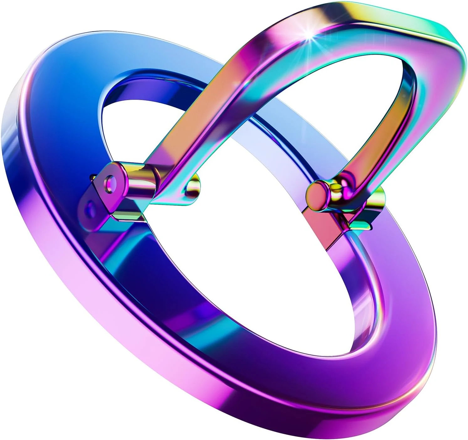 SUPERONE for MagSafe Phone Grip, Stylish Cool Magnetic Ring Holder with Adjustable Stand (Colorful)