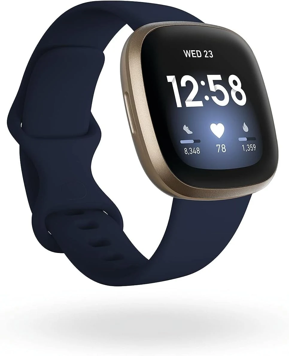 Fitbit Versa 3 Health & Fitness Smartwatch with GPS, 24/7 Heart Rate, Alexa Built-in