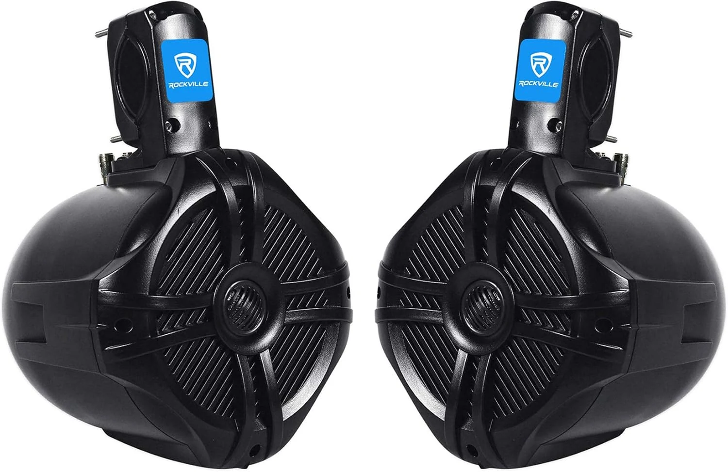 Rockville RWB65B 500W 6.5" Marine Wakeboard Tower Speakers, 4 Ohm