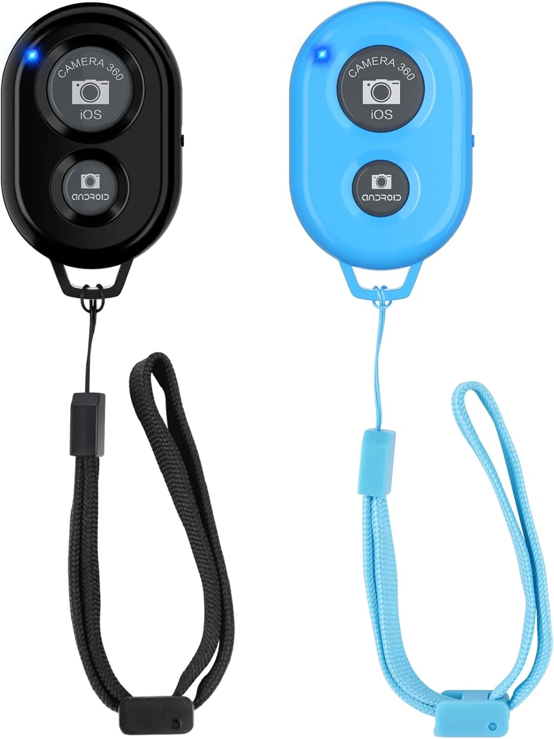 Zttopo Wireless Camera Remote Shutter for Smartphones (2 Pack)