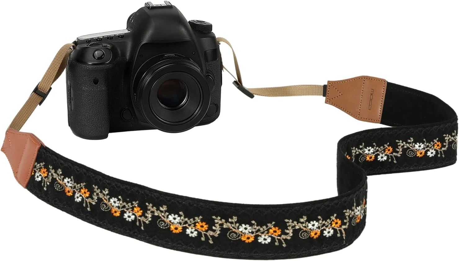 MoKo Camera Strap, Cotton Vintage Embroidered Camera Strap, Adjustable Neck review