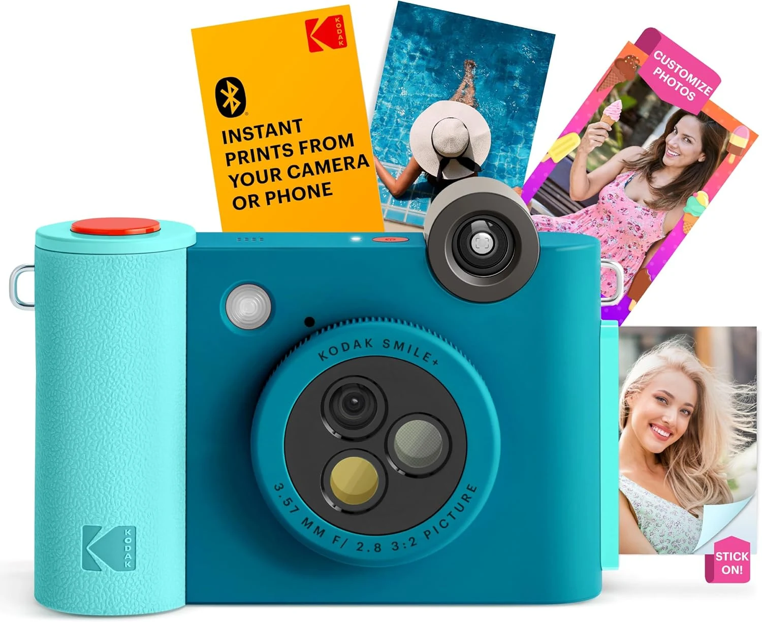 Kodak Smile+ 2-in-1 Digital Instant Print Camera & Wireless Bluetooth Photo Printer