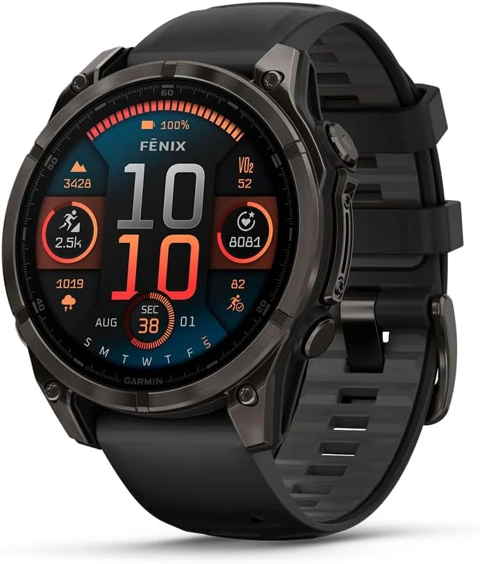 Garmin fēnix® 8 – 47 mm, AMOLED, Sapphire, Premium Multisport GPS Smartwatch