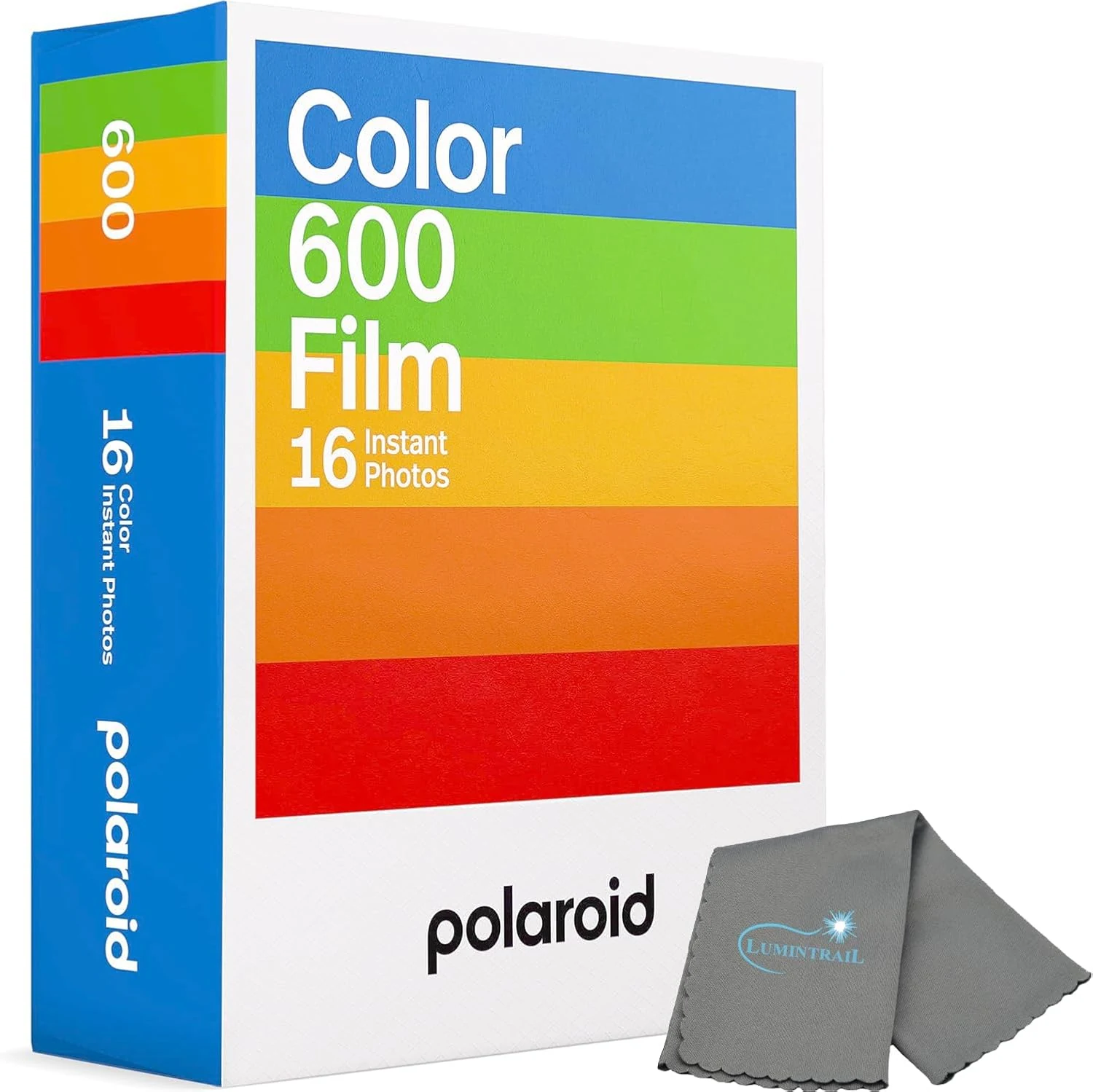Polaroid Originals Color Instant Film for 600 and i-Type Cameras Bundle with a Cleaning Cloth
