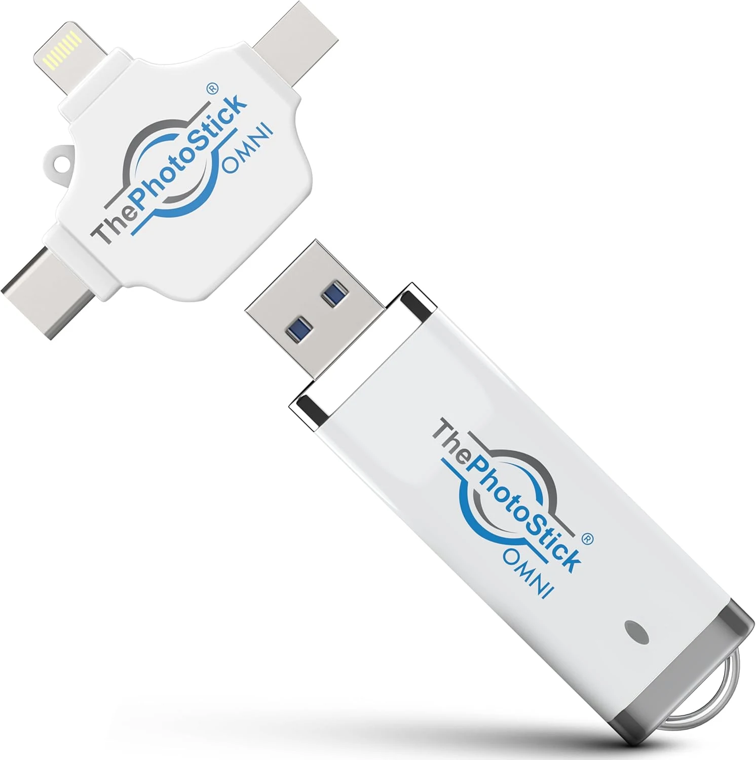 ThePhotoStick® Omni 64GB USB Flash Drive & Memory Stick