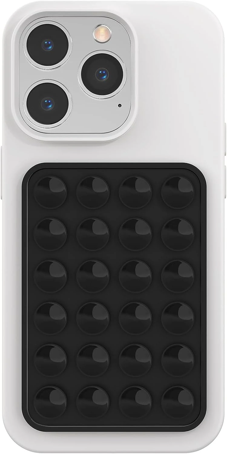 MAYNOS Silicone Phone Sticky Grip, Suction Phone Case Mount for iPhone and Android