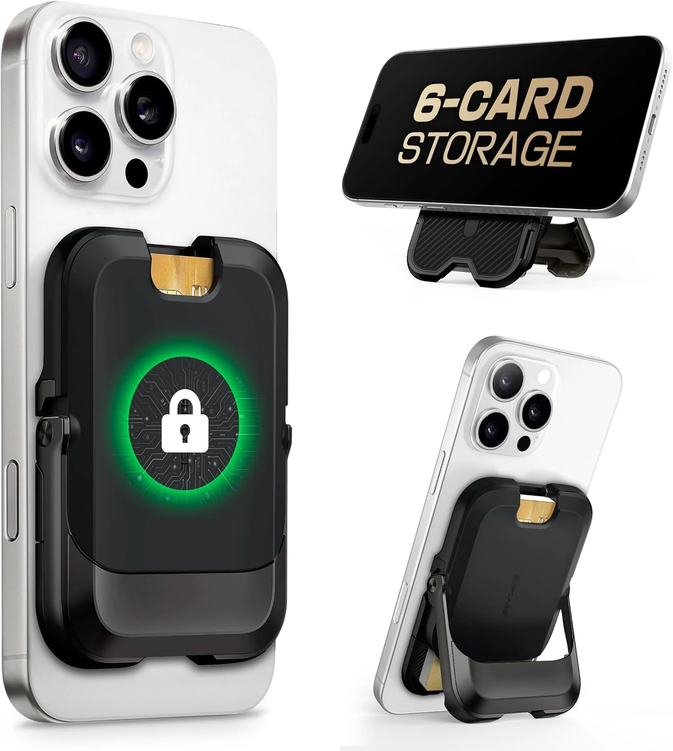 SUPCASE for MagSafe Wallet with Stand, Magnetic Wallet for Men Women
