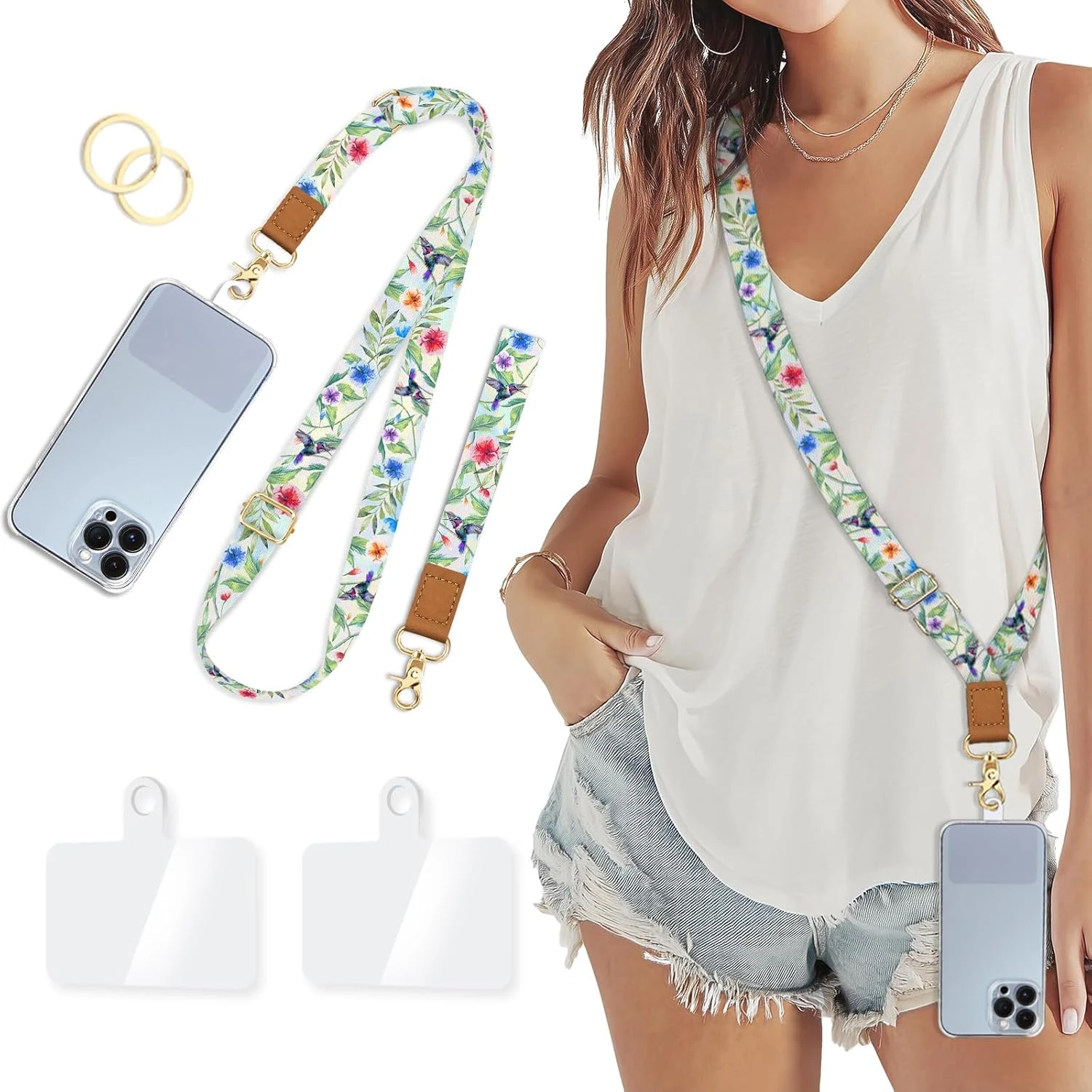 Piefly Phone Lanyard Crossbody Wrist Strap, Bird Cell Phone Lanyards review