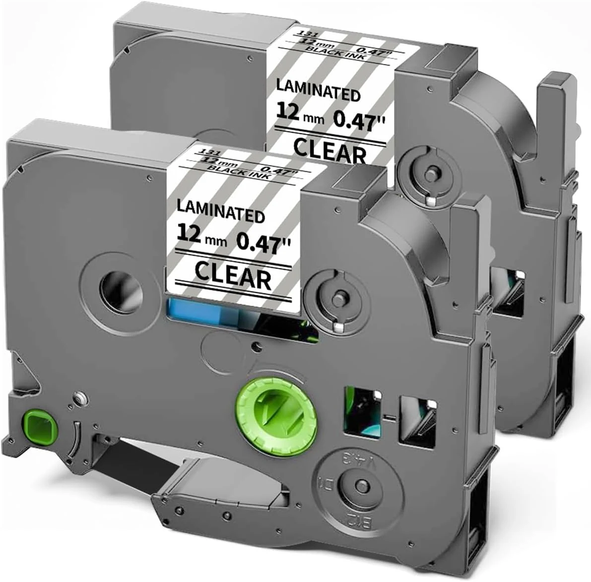 Replacement for Brother Label Maker Tape Clear TZ 12mm 0.47