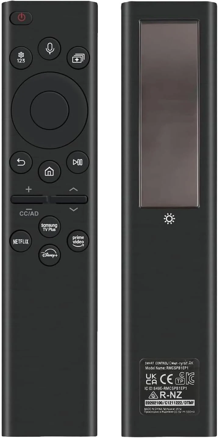Rechargeable TV Remote for Samsung Smart TVs, Replacement for All 2019-2026 Samsung TV Remote Control with Voice Control