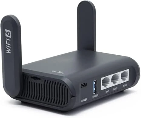 GL.iNet GL-AXT1800 (Slate AX) Portable Travel Router, Pocket Wi-Fi 6