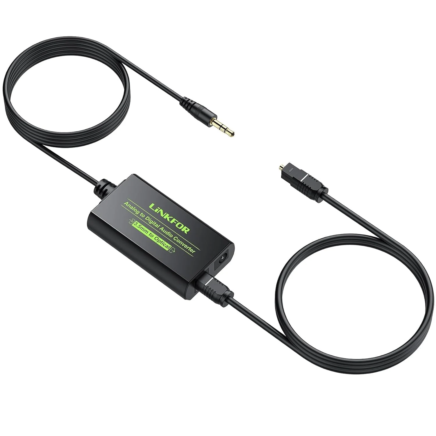 LiNKFOR 3.5mm to SPDIF Converter Analog to Digital Audio Adapter