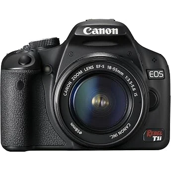 Canon EOS Rebel T1i 15.1 MP CMOS Digital SLR Camera with 3-Inch LCD and EF-S 18-55mm f/3.5-5.6 IS Lens