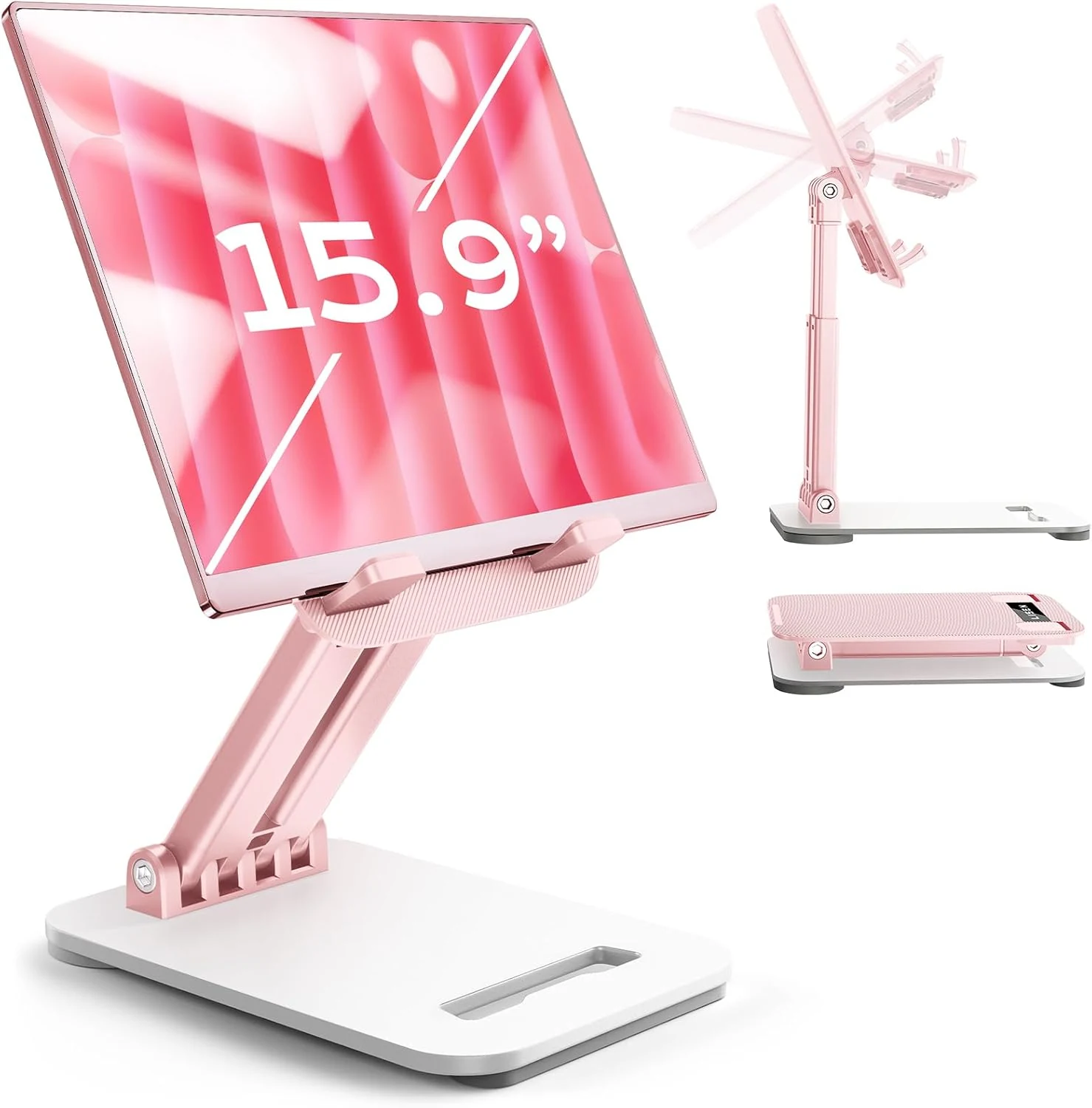 LISEN Tablet Stand for iPad Stand Holder Desk, Foldable eBook review