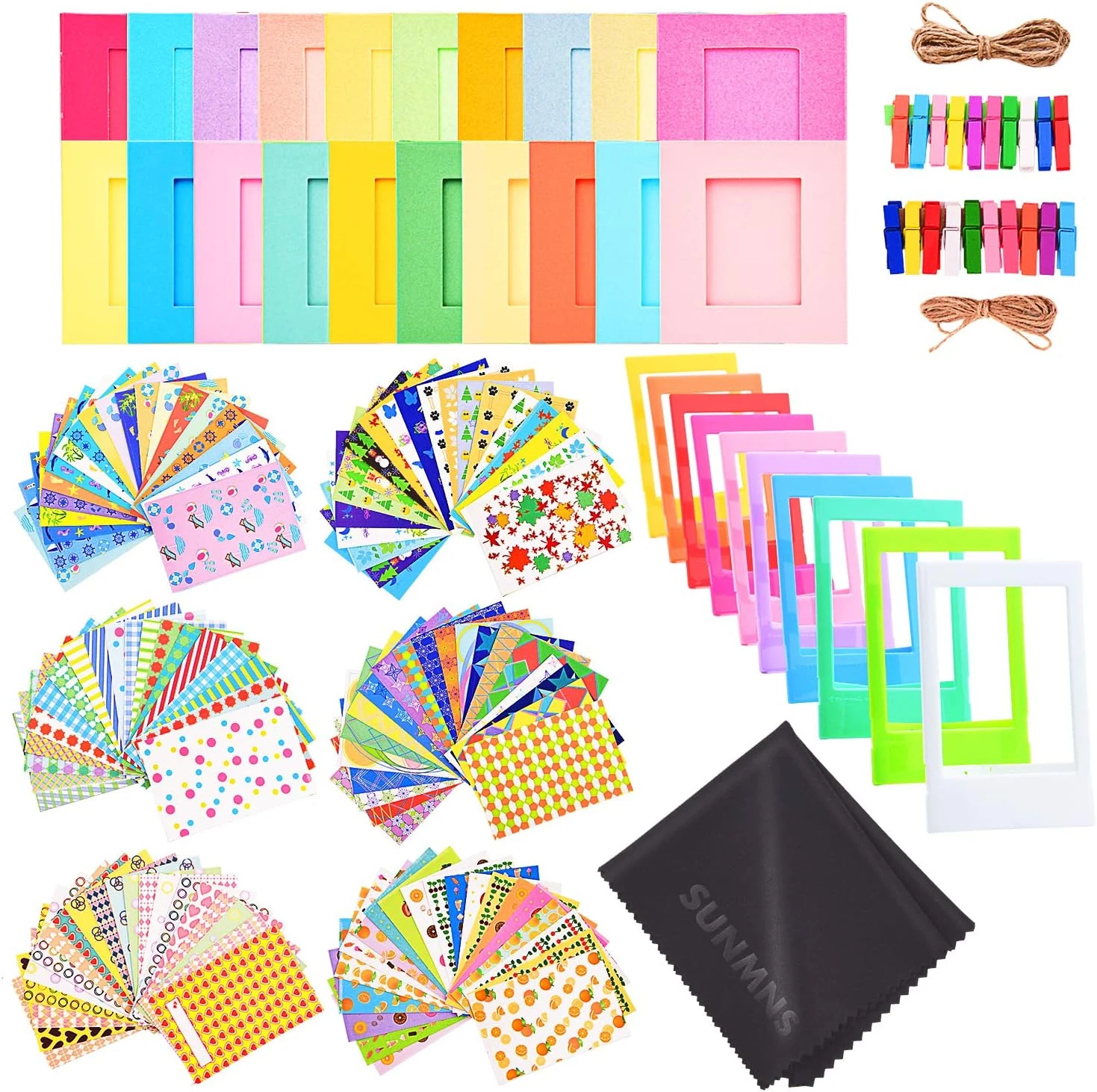 Sunmns Colorful Bundle Kit Accessories Set Compatible with Instax Mini