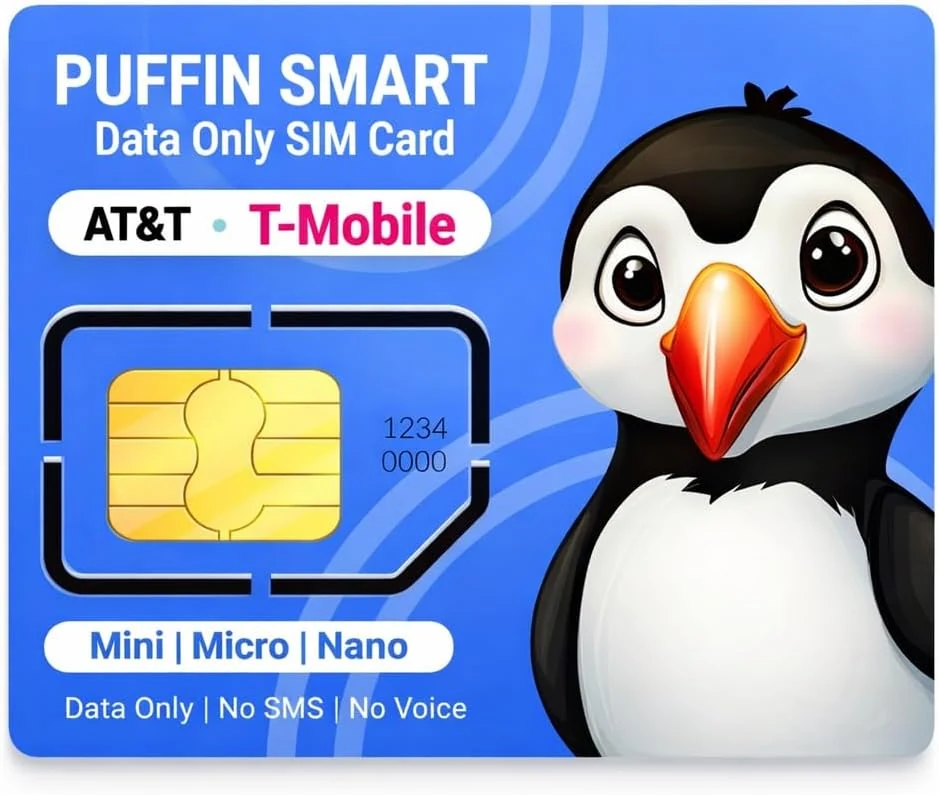 Puffin Smart 4G 5G LTE Data Only SIM Card
